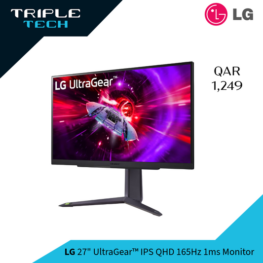 LG 27" UltraGear™ IPS QHD Gaming Monitor