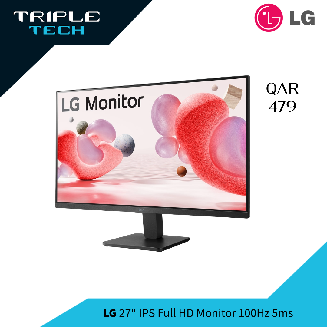 LG 27" IPS Full HD Monitor 100Hz 5ms