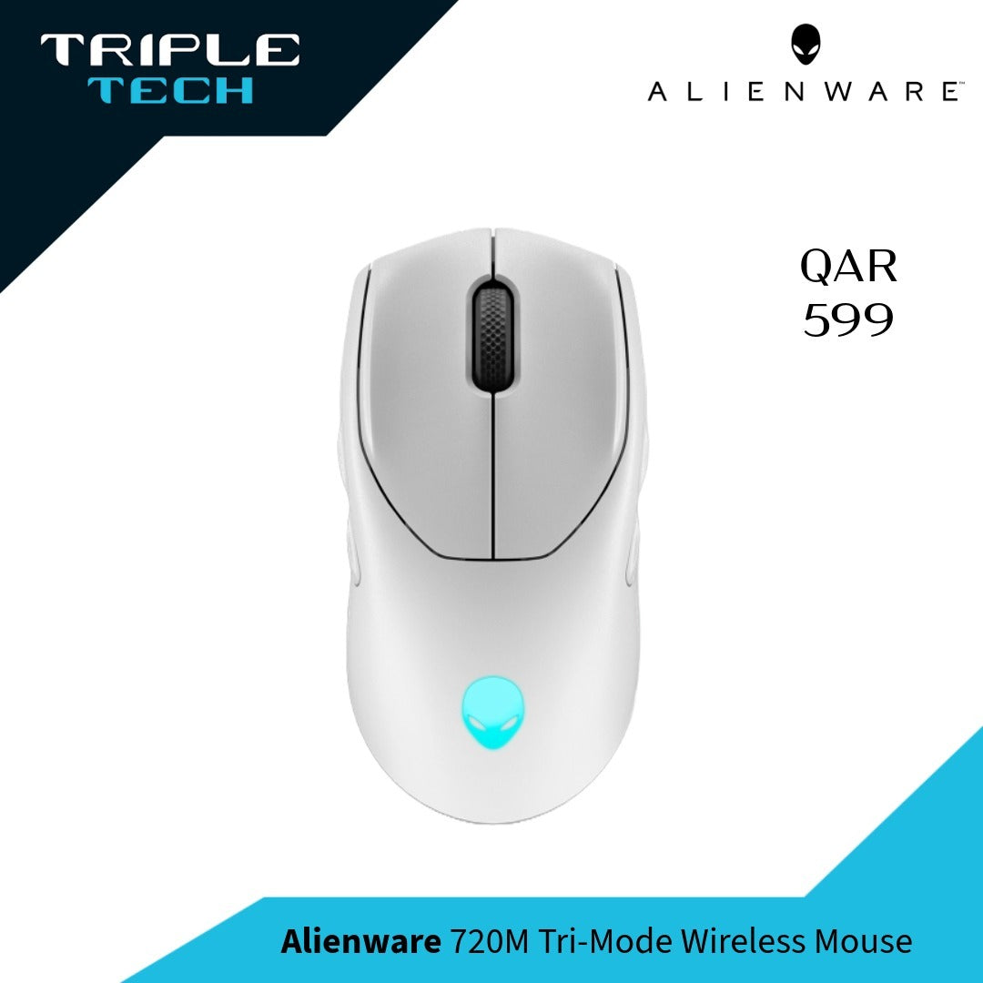 Alienware 720M Tri-Mode Wireless Gaming Mouse (White)