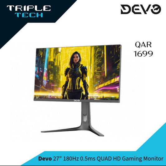 Devo 27" Gaming monitor (Black)