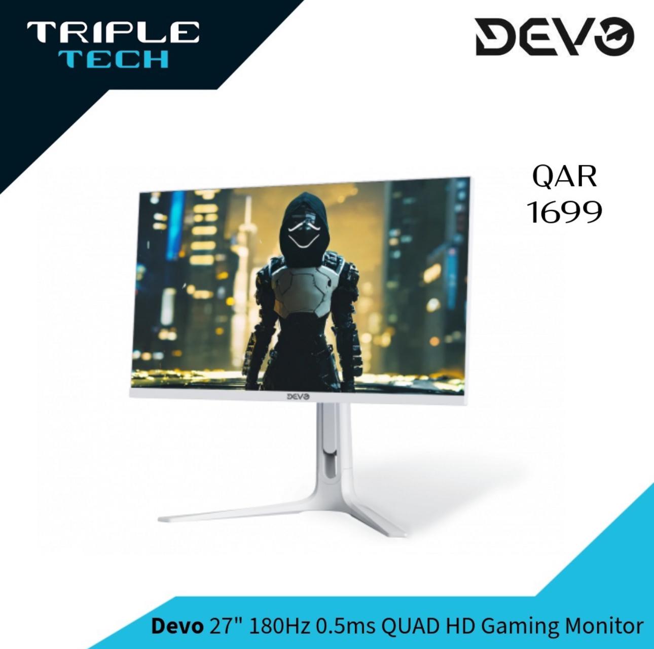 Devo 27" Gaming monitor (White)