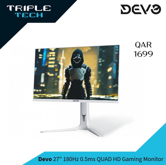 Devo 27" Gaming monitor (White)